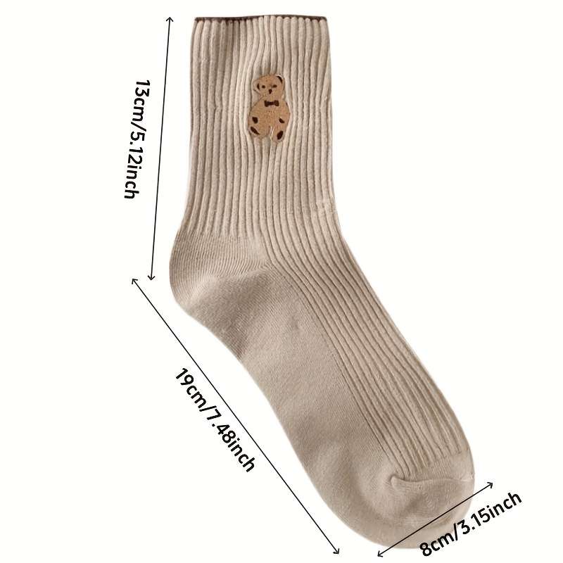 5 Pairs All One Size High Elastic Socks