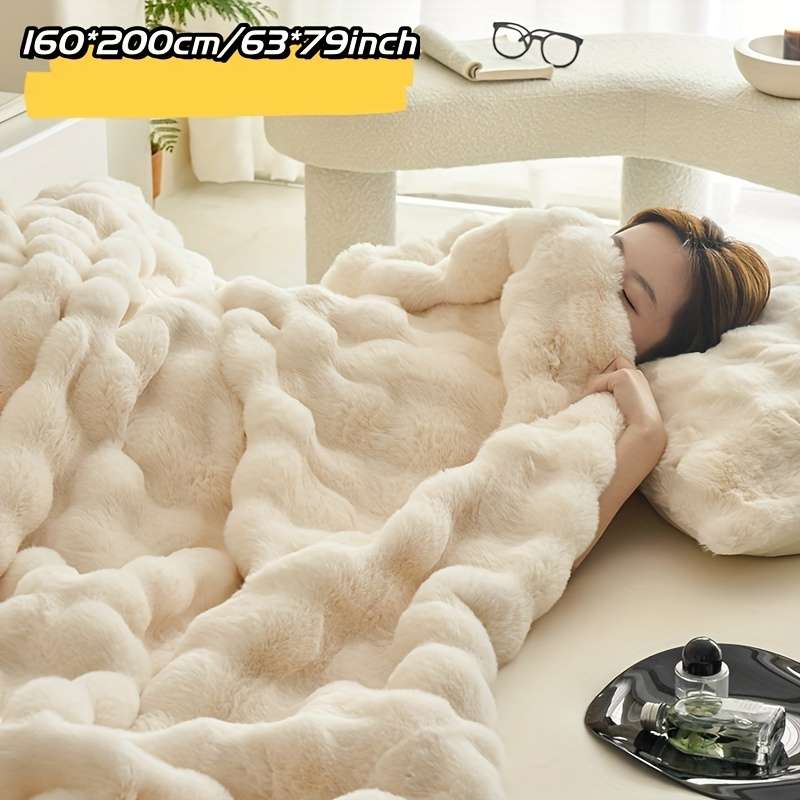 1ps Blanket Color Dark Gray size 130x160cm