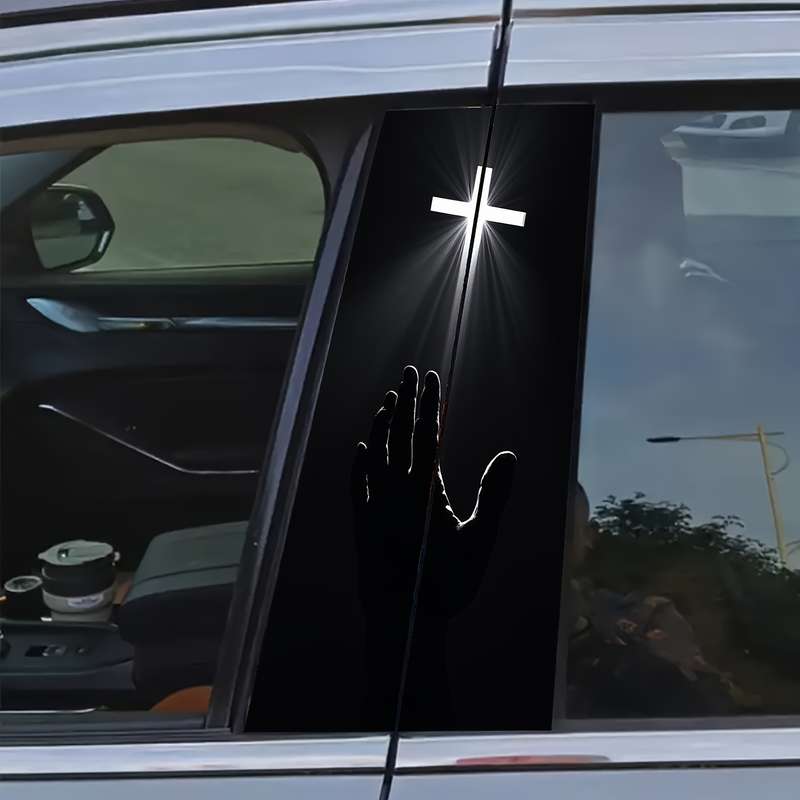 2pcs Jesus Christian Themed Stickers