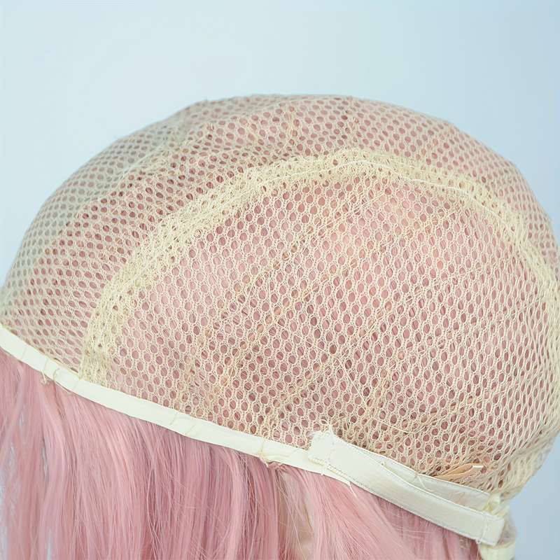 1Pc Pink Color 66.04cm Fashion Design Wig