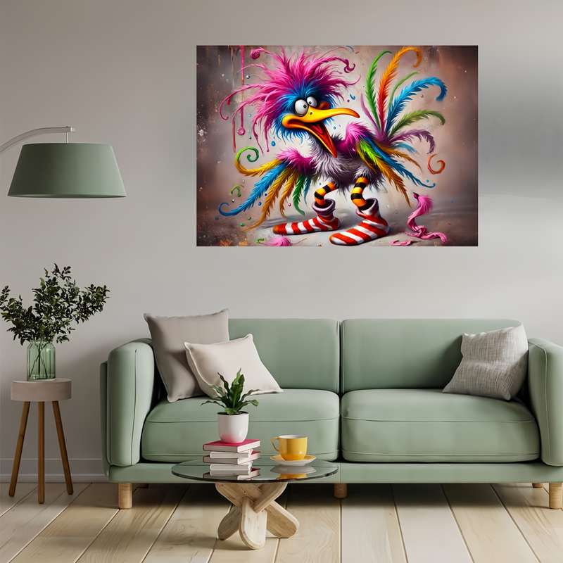 1000pcs Vibrant Fried Bird Puzzle Durable Thick Paper Jigsaw for Adults Colorful