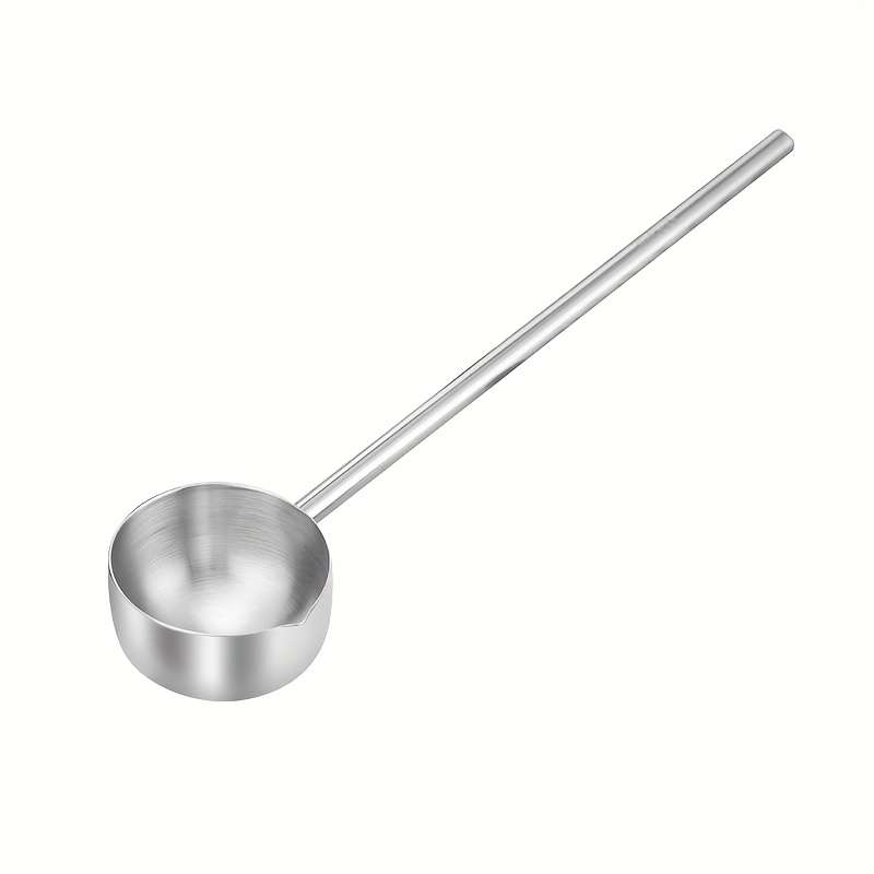 1pc Premium 304 Stainless Steel Long Handle Soup Ladle Durable Kitchen Spoon for Sauces Dres