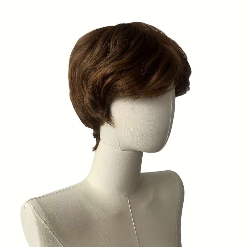 1Pc Black 10.16cm Fashion Design Wig