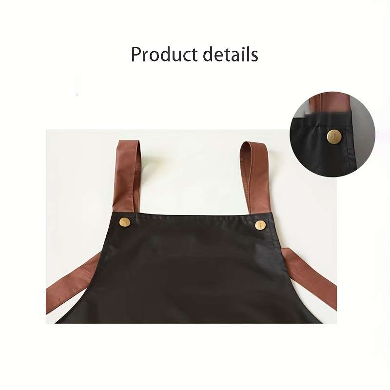 1pc Apron for household use and oil resistant kitchen and work waist circumference for convenien