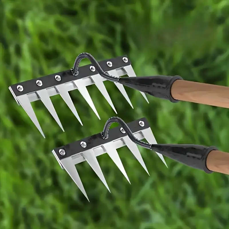 1 Pack Heavy Duty Manganese Steel Garden Hoe