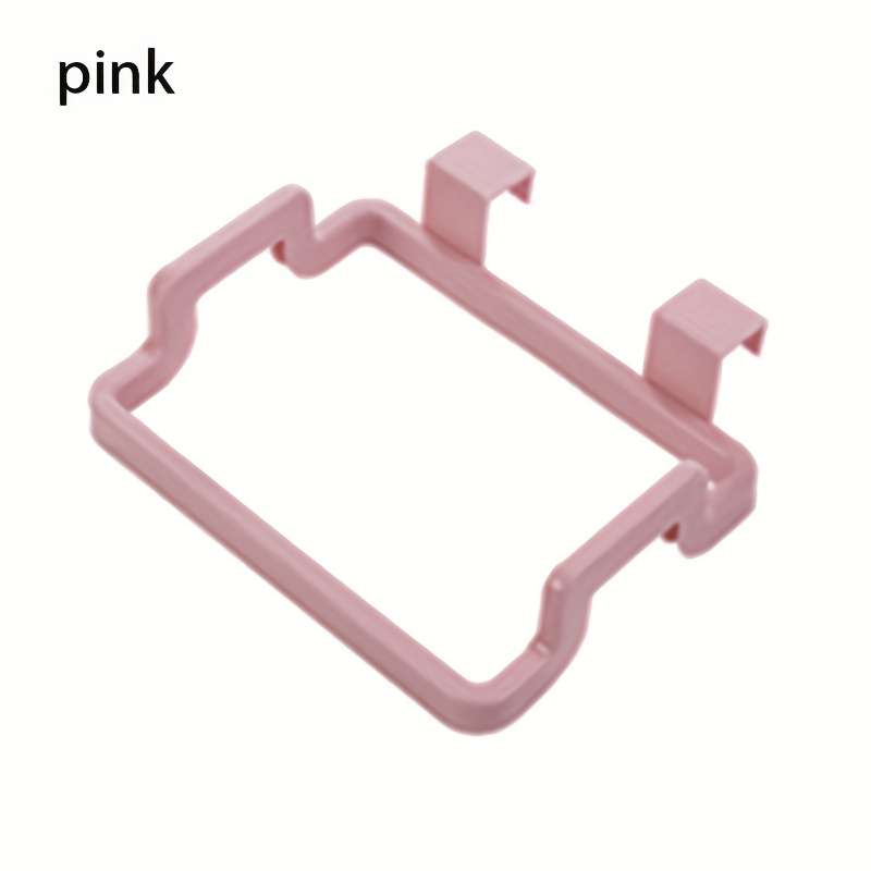 1pc Versatile Hanging Trash Bag Dispenser Reusable Plastic Bag Holder for Kitchen Pantry Ga