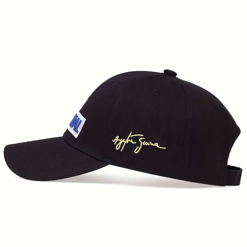 1pc A Men'S NATIONAL Embroidered Baseball Cap Stylish And Adjustable Perfect for Outdoor Leisure