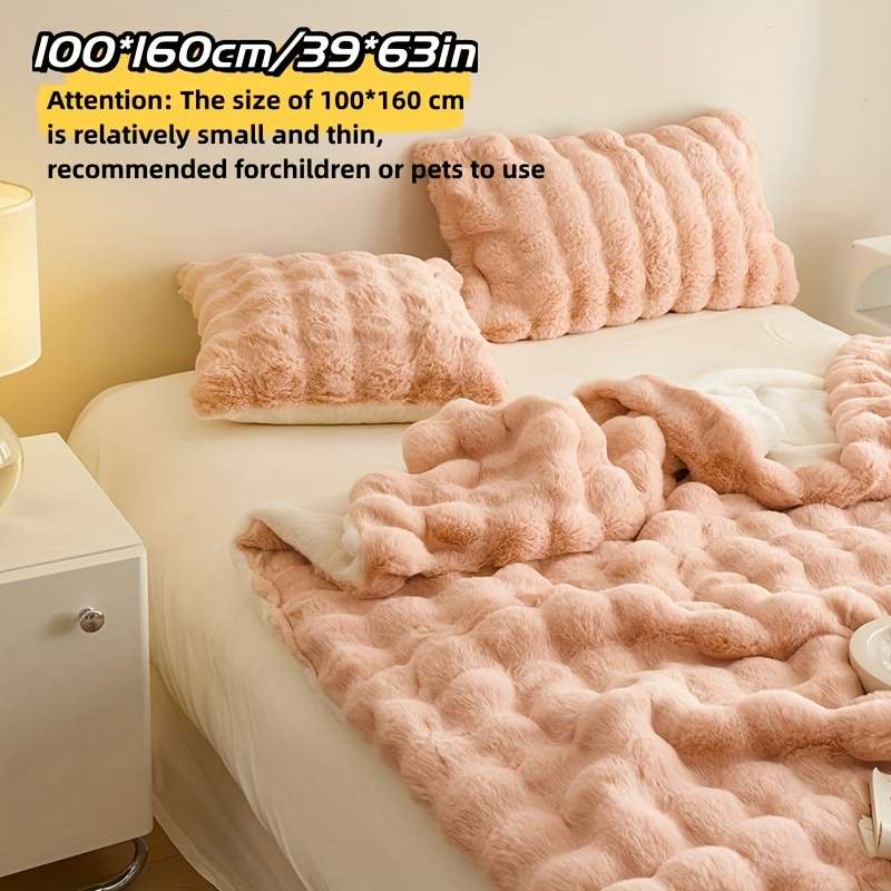 1ps Blanket Color Innocent White   White Edge size 150x200cm