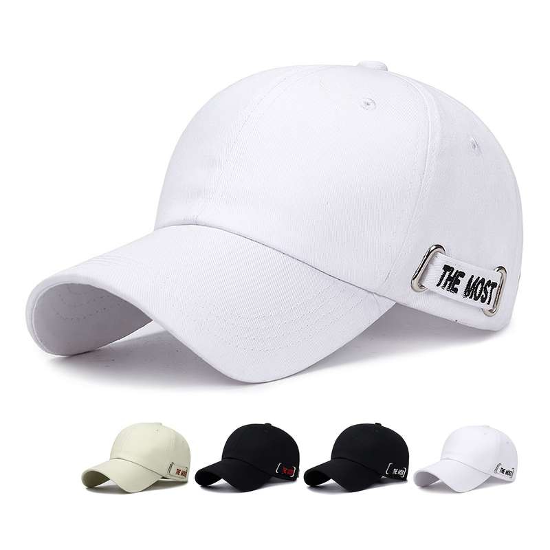 1pc Unisex Fashion Embroidered Letter Solid Color Baseball Cap Lightweight Polyester Adjustab