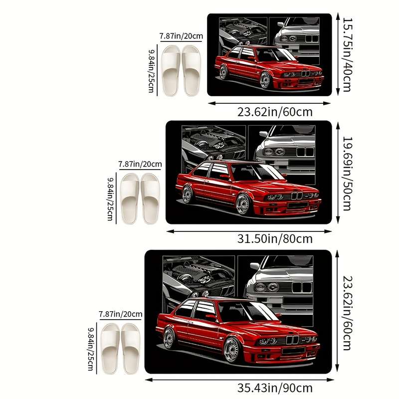 1Pc 40x60cm Floor Mat