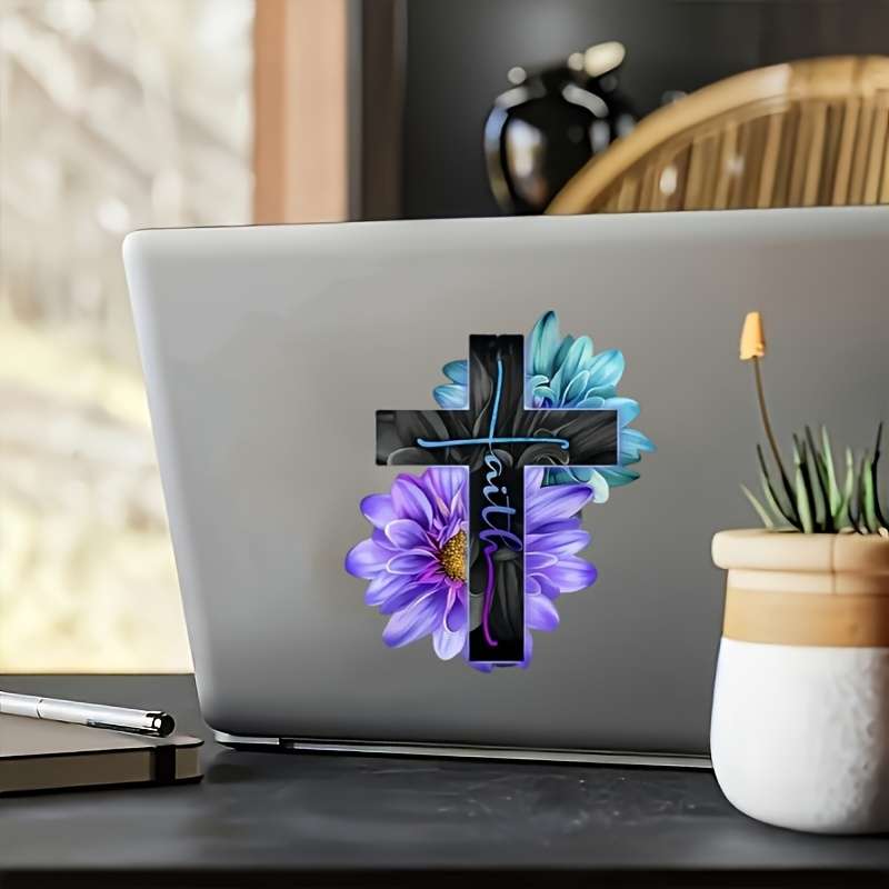 1pc   14.0cmx9.98cm Jesus Christian Themed Stickers