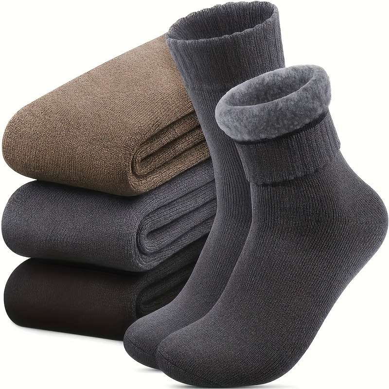 Sock 3Pairs Gray  One Size