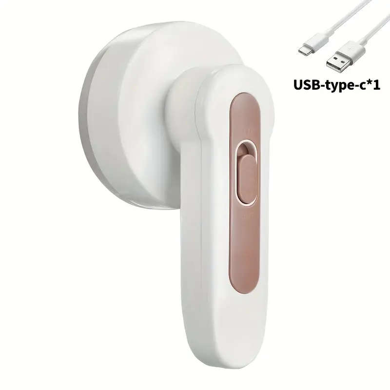 1pc USB Rechargeable Fabric Shaver with Cleaning Brush Portable Lint Remover for Clothes Furniture