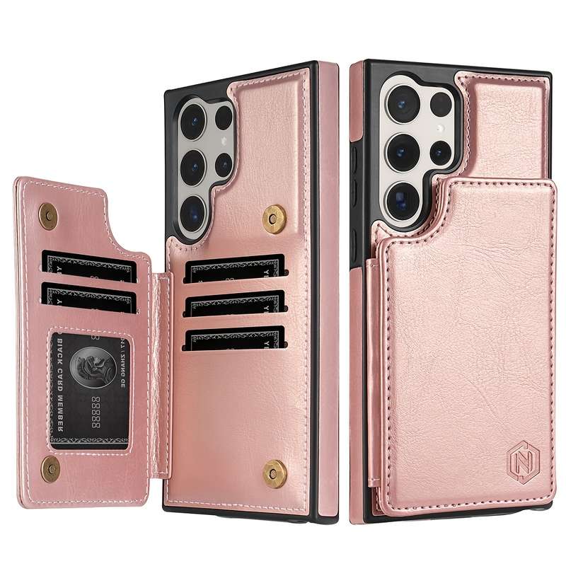 1pc Rose Golden For Samsung Galaxy S25 Ultra Phone Cases