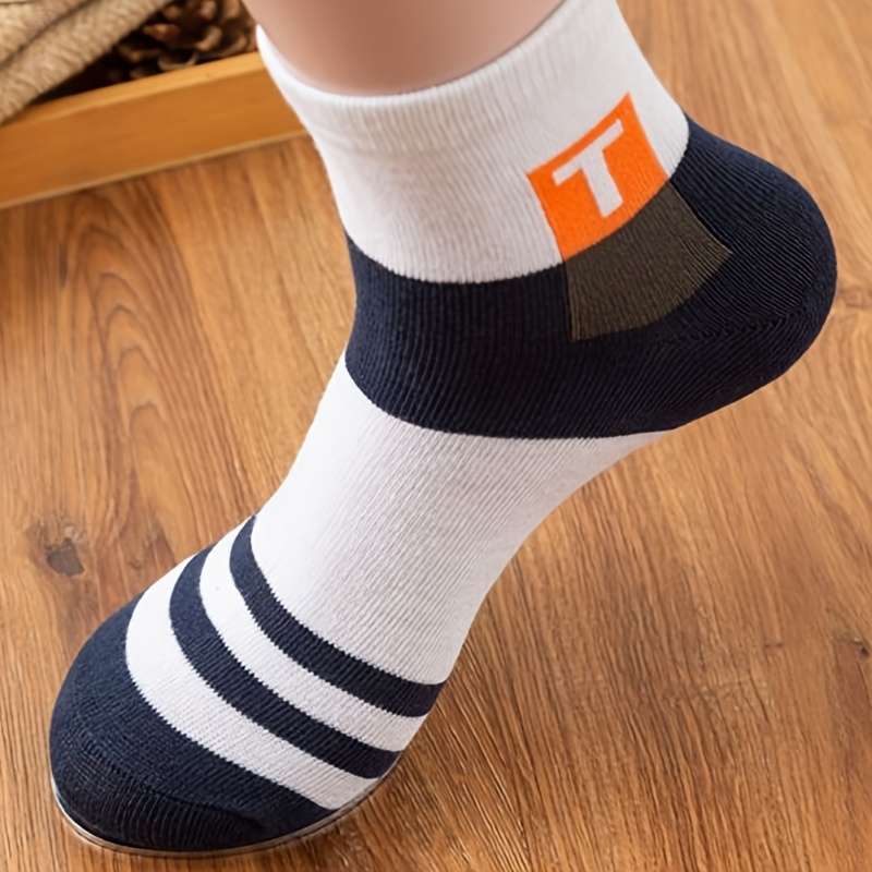 5 Pairs Mixed Colors One Size High Elastic Socks