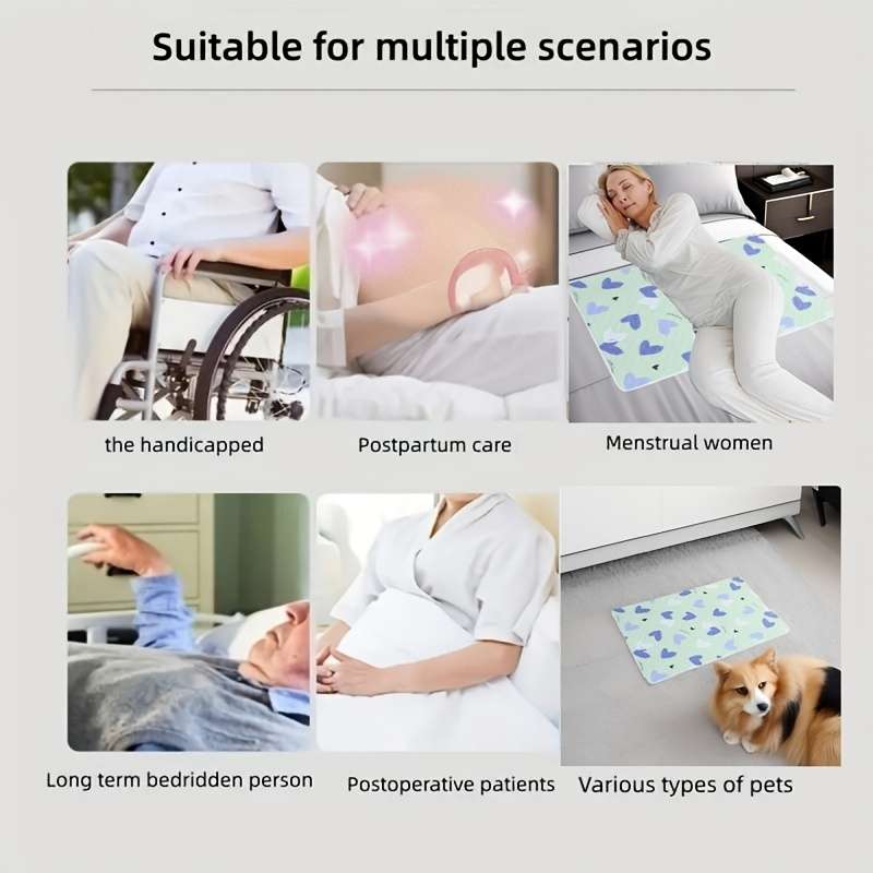4Pcs Diaper Green