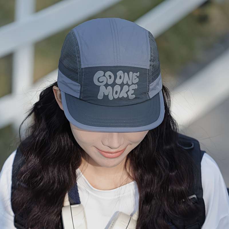 1pc Spring and Summer New Quick-Drying Baseball Cap for Men and Women Fashionable and Simple Lette