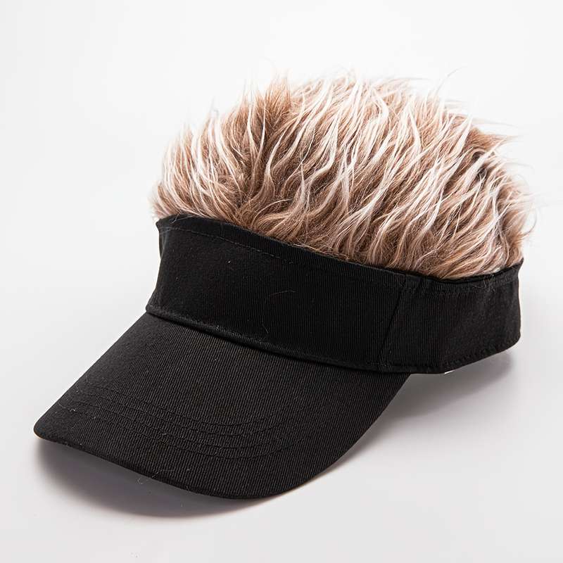 1pc Hip-Hop Style Baseball Cap with Fluffy Brim Deep Top Small Face Design for Sun Protection