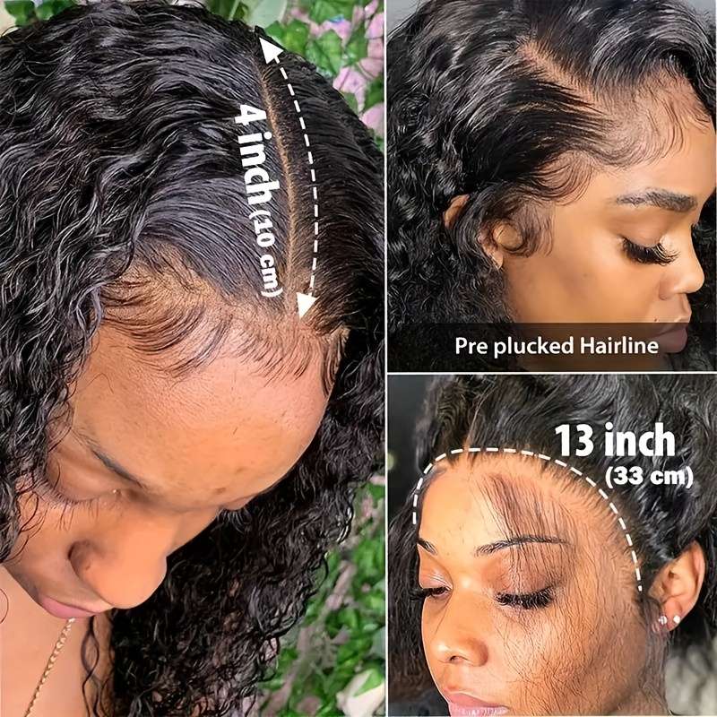 1Pc Black 35.56cm Fashion Design Wig