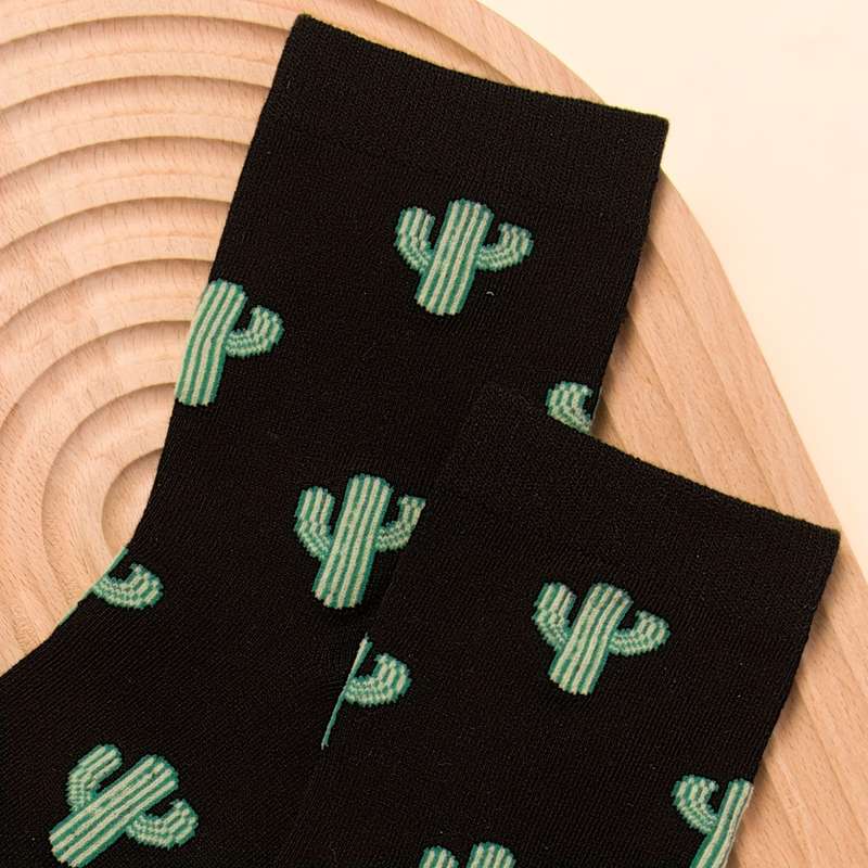 1 Pair Black One Size Socks