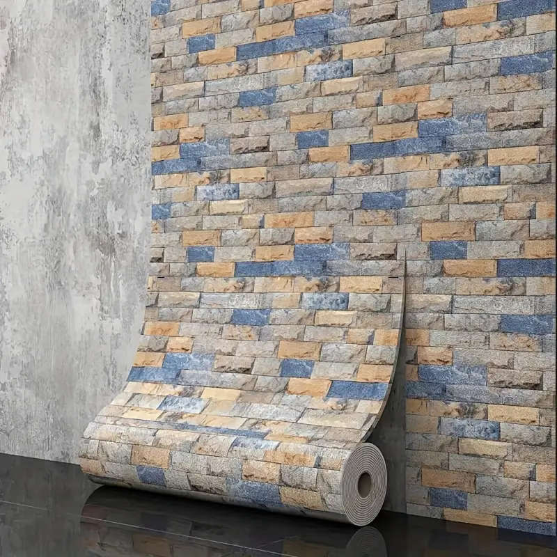 Waterproof 3D Foam Brick Pattern Thickened Wallpaper Sticker