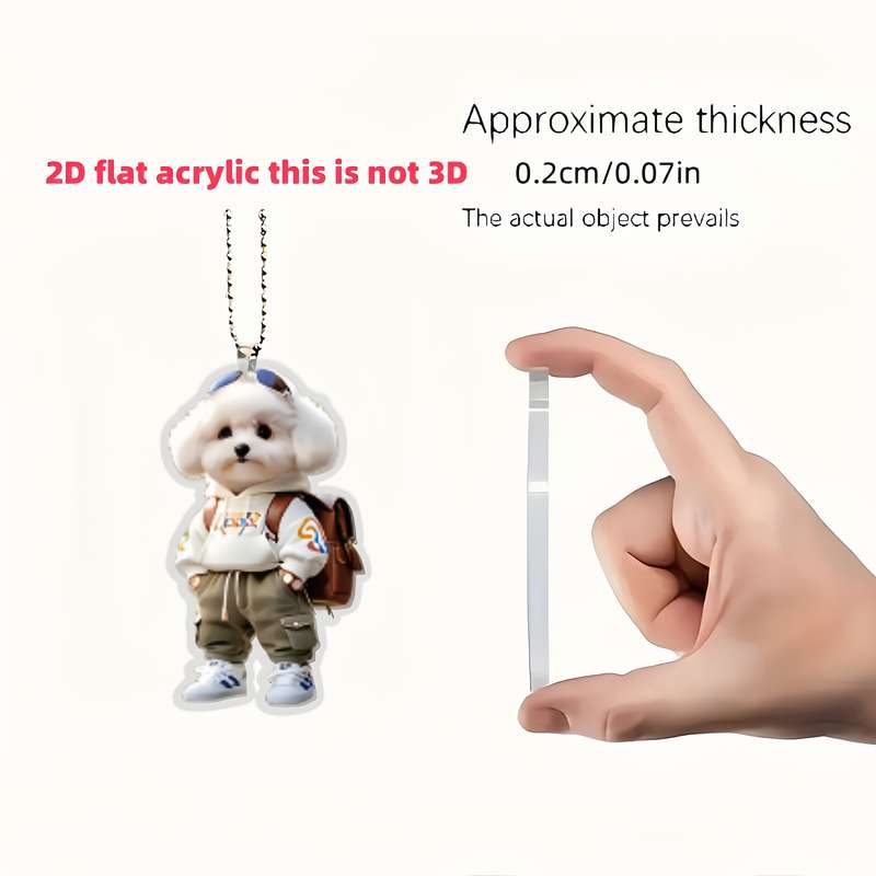 1pc 2D Flat -printed wall decorations not 3D KuGou acrylic Perfectly suitable for car mirrors k