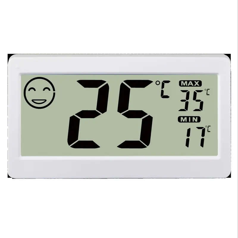 1pc Digital Indoor Thermometer Hygrometer Battery-Powered Easy-to-Read LCD Display for Home Comfort