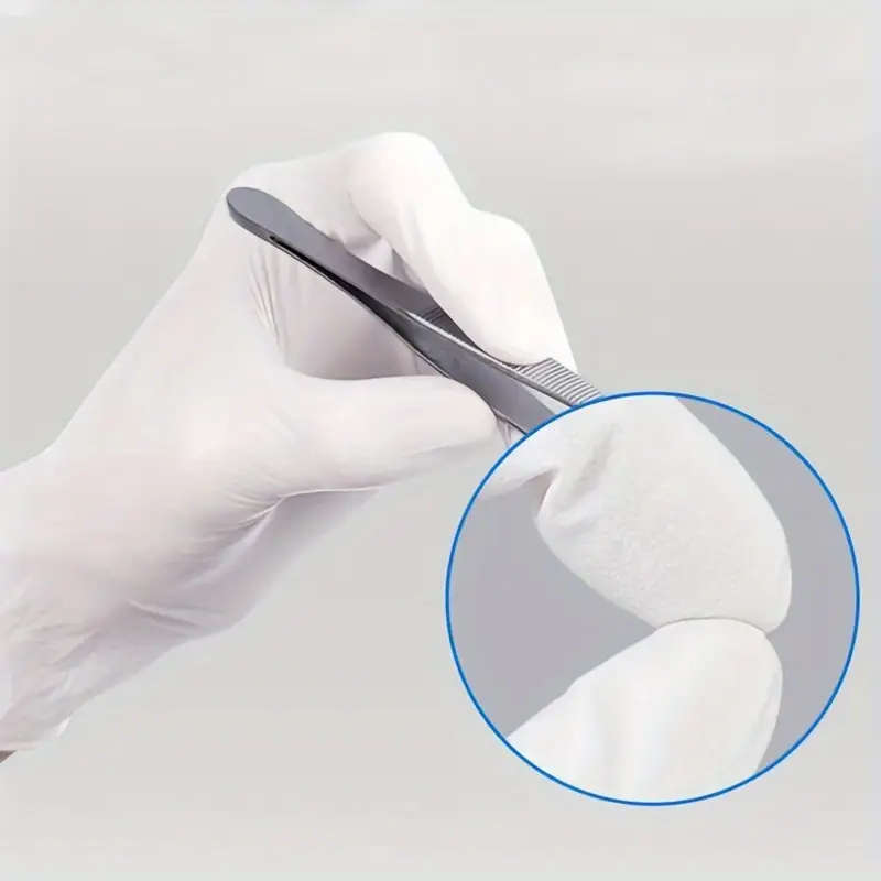 20pcs White Disposable Nitrile Gloves Latex Free Gloves Size S Durable Household Cleaning Gloves