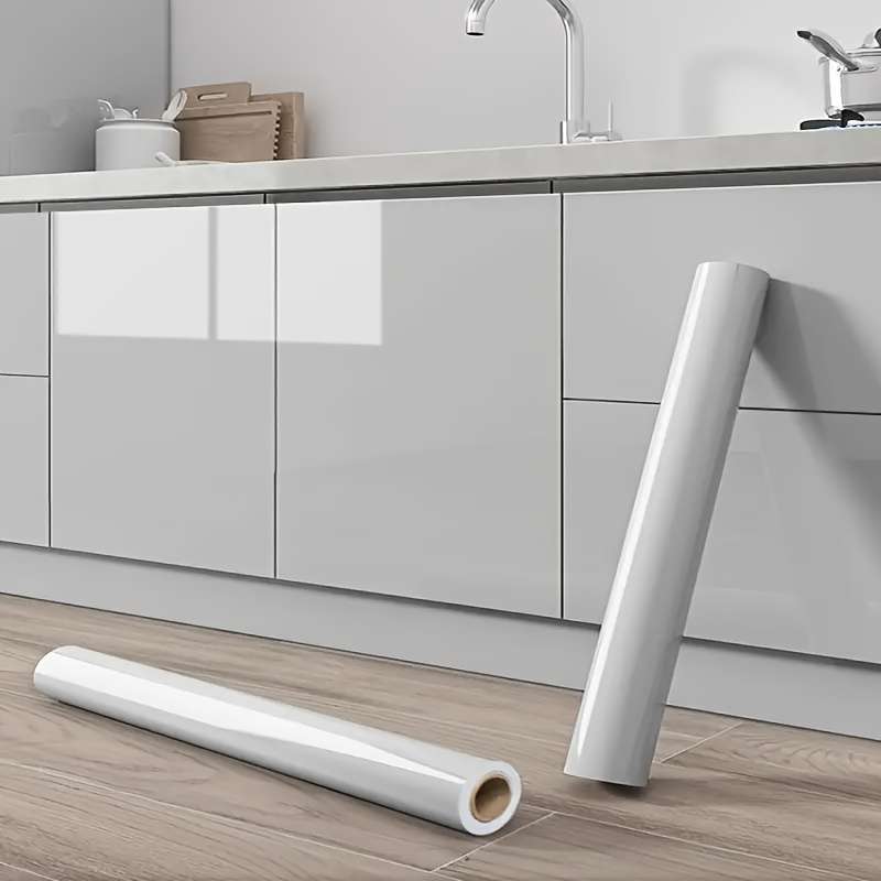 1PC Wall StickersMatte   Sea Cloud Gray60CM 10M