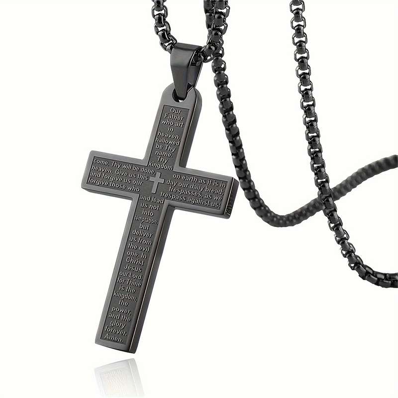 1 Piece Golden Jesus Theme Pendant