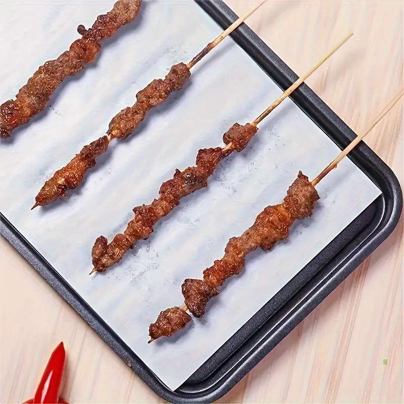 50-Pack Pre-Cut Parchment Paper Baking Sheets 9x13 Inch Unbleached Non-Stick Half Sheet Pan S