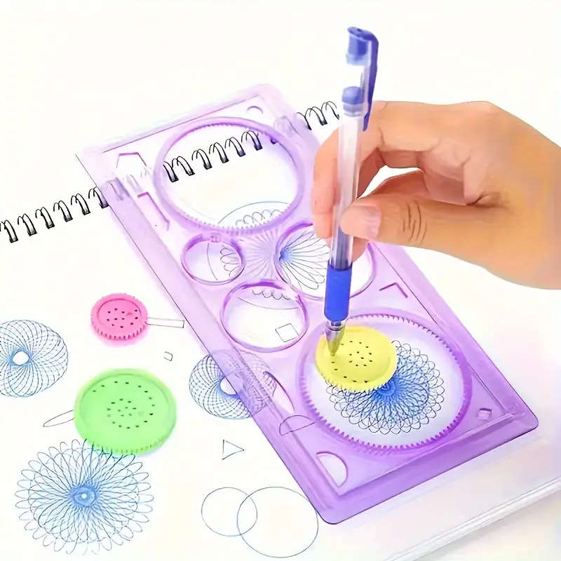 Creative Spiral Geometry Ruler