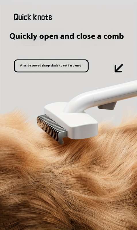 1pc White Pet Comb