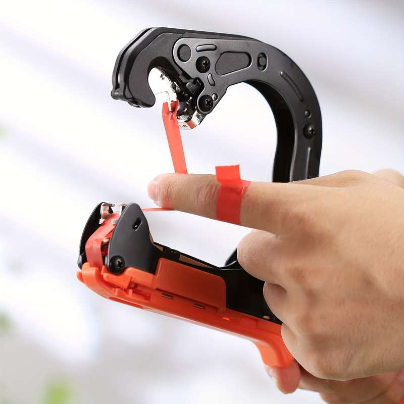 1 Set Orange Plant Tying Machine For Grapes With 10 Rolls Tapes 10000Pcs Staples