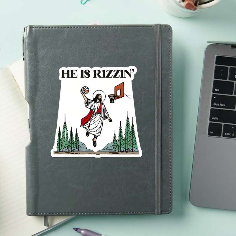 1pc 7.62 cm Jesus Christian Themed Stickers