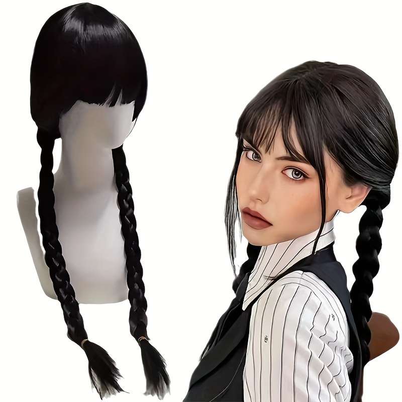 1Pc Black 55.88cm Fashion Design Wig