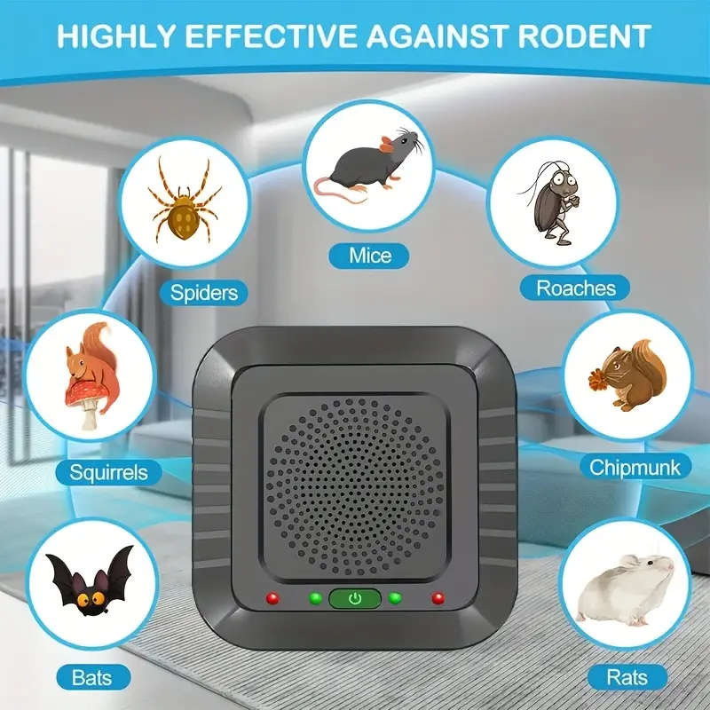 1pc Soundwave Technology Insect Repellent Indoor Electronic Plug-In Insect Repellent USB Direct Plug