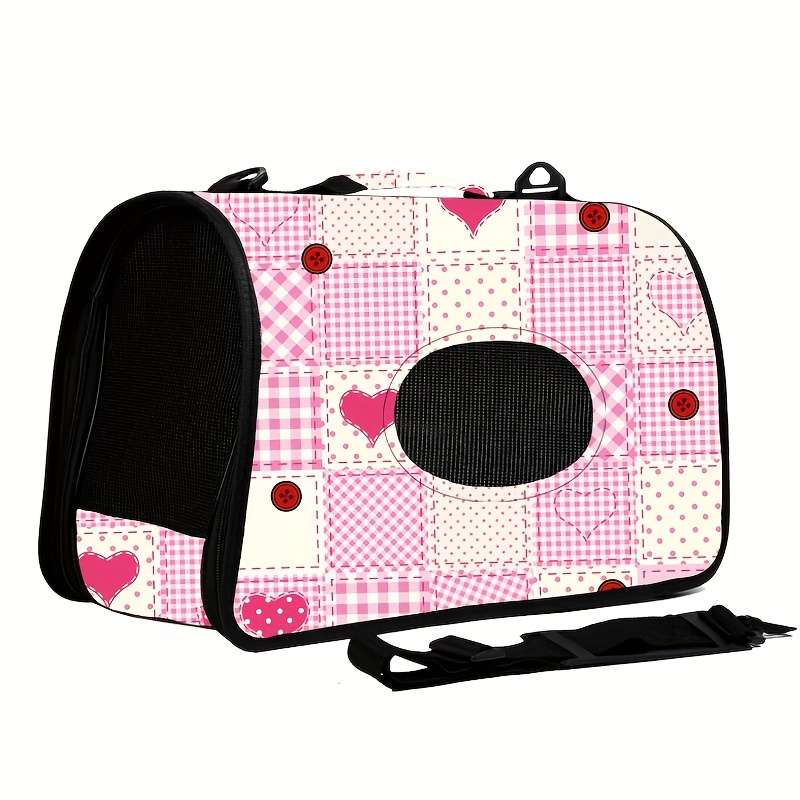 1pc Zebra Print Pet Bag