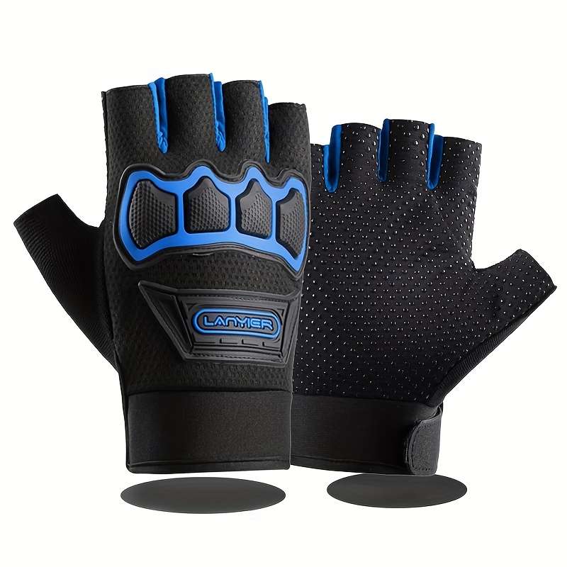 1 Pair Red Outdoor Sports Gloves