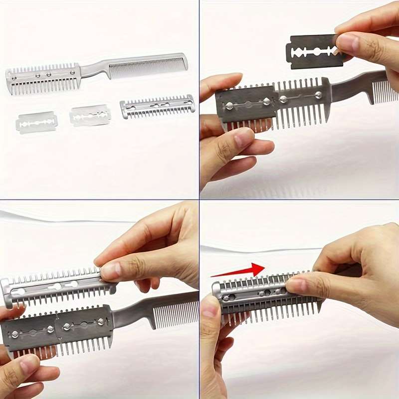 1pc Gray Pet Comb