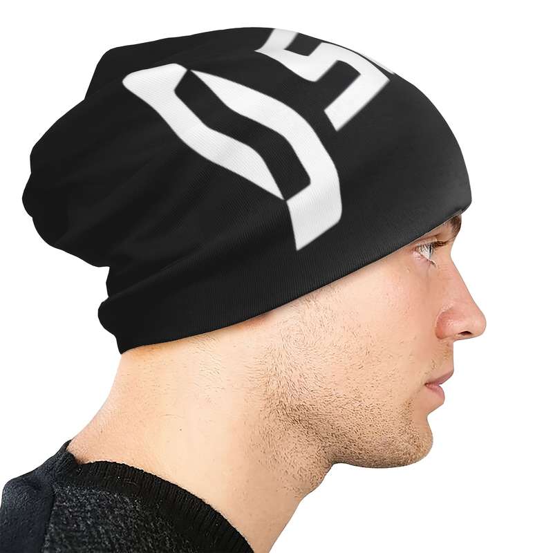 1pc Scott Beanie Hat Soft Polyester Blend Non-Woven Funky Style Stretchable Thin Bonnet for