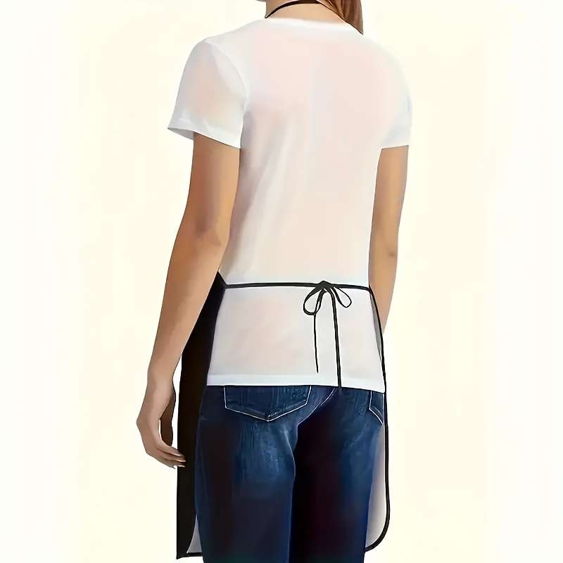 1pc An innovative new apron with simple digital print sexy Faux Leather beauty cold and beautiful