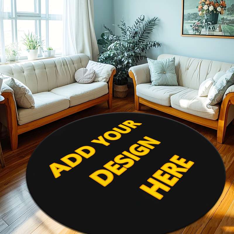 1Pc 31.5x31.5inch 80x80cm Floor Mat
