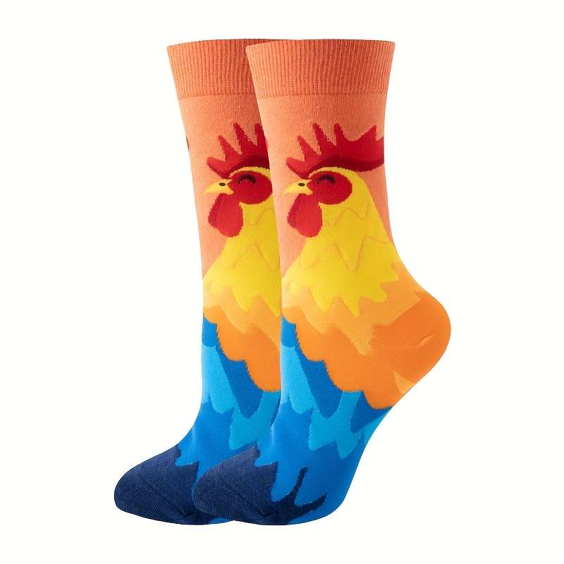1 Pair Mixed Color One Size Socks