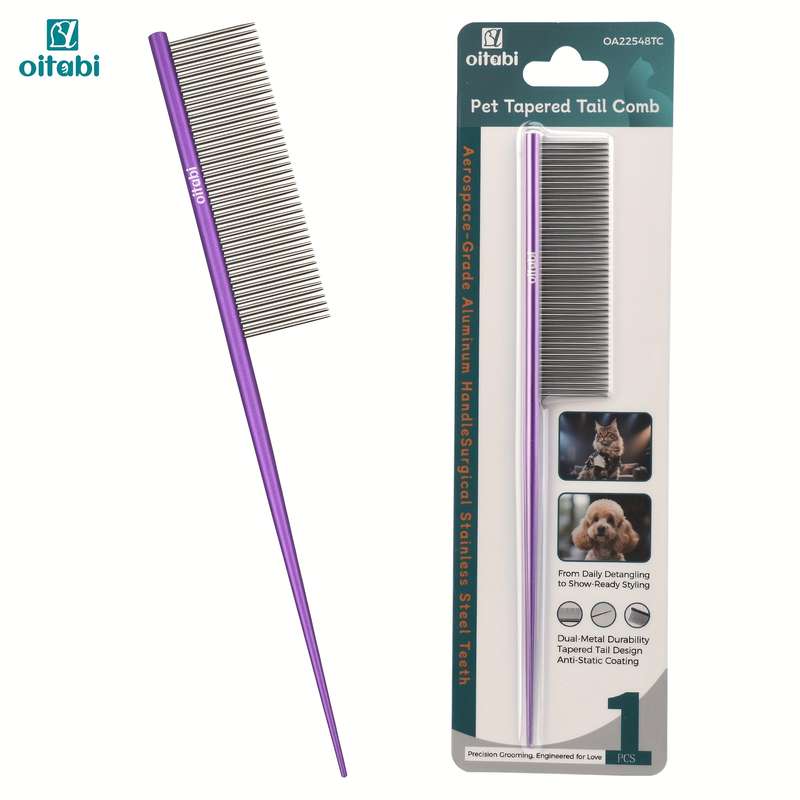 1pc Purple Pet Comb