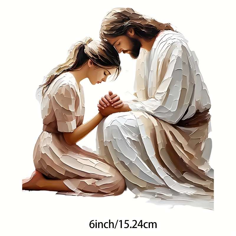 1pc Jesus Christian Themed Stickers