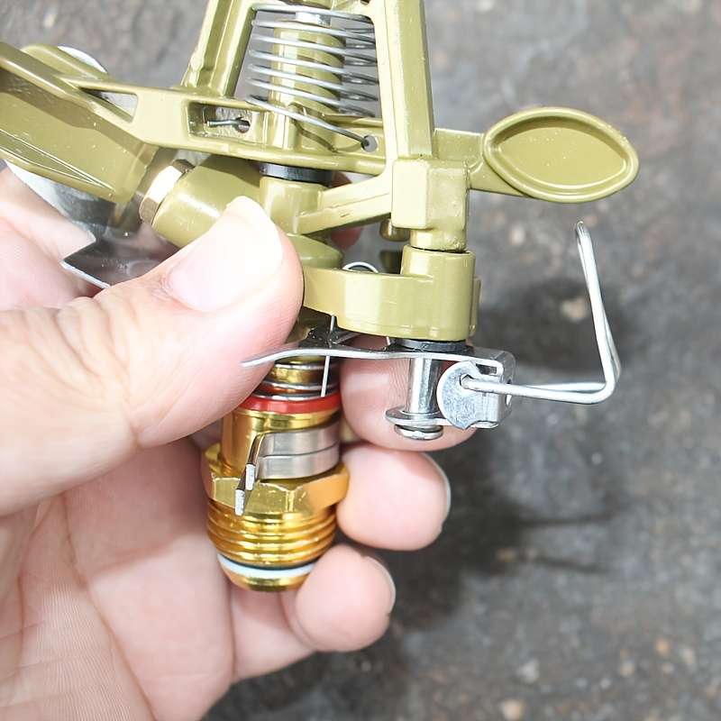 1Pc 2.0cm Sprinkler 360 Degree Rotating Zinc Alloy Lawn Irrigation Nozzle