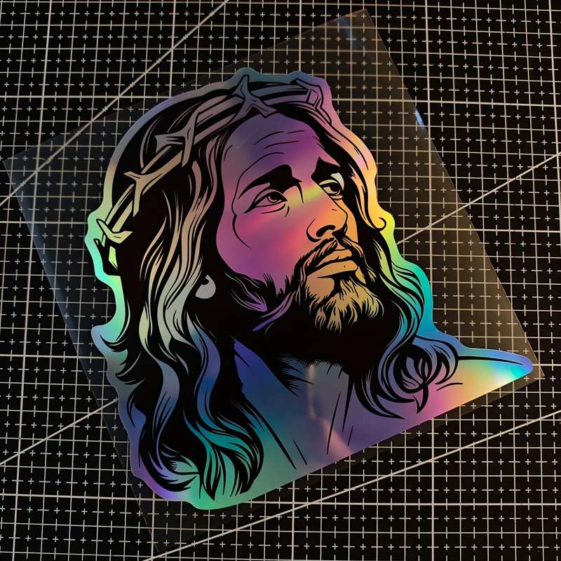 1pc Jesus Christian Themed Stickers