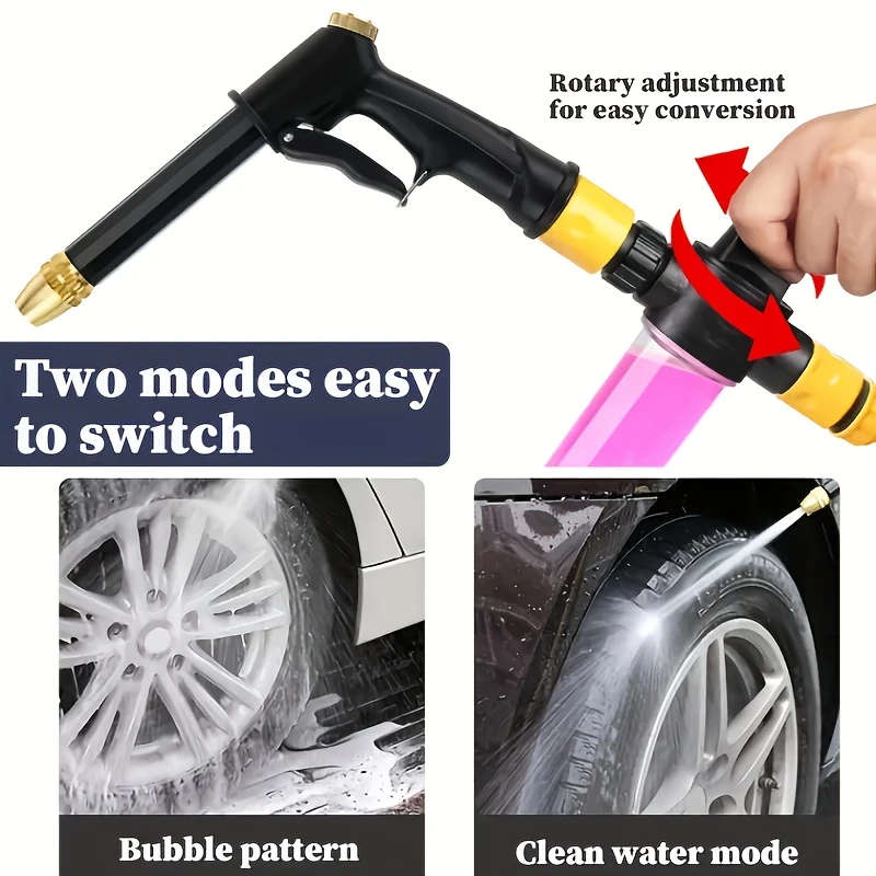 1 Set Quick-Connect Foam Sprayer for Car Maintenance Durable Plastic