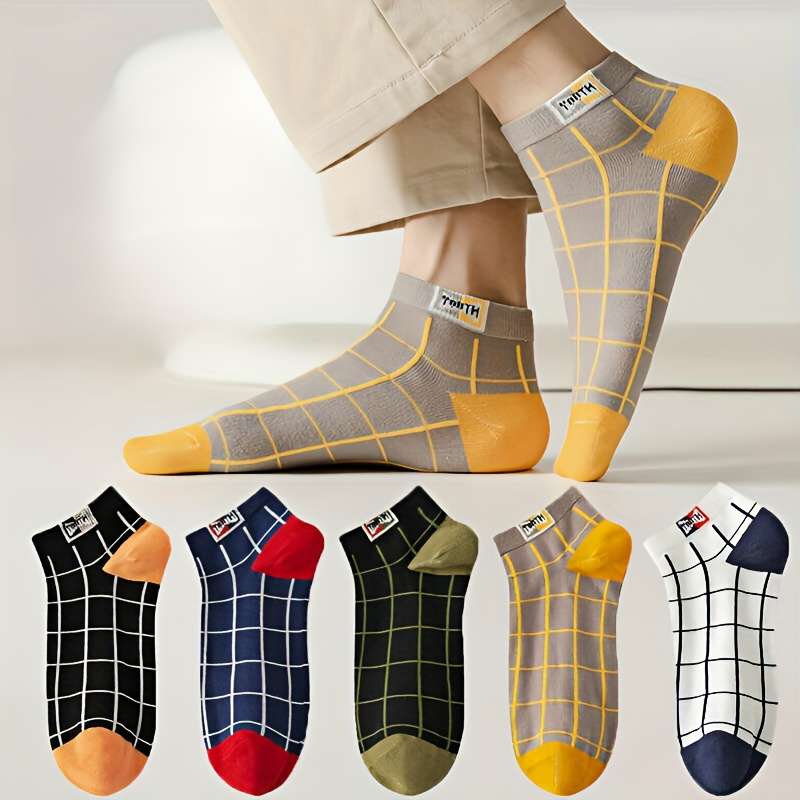 5 Pairs One Size High Elastic Socks